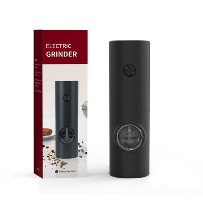 ποιότητας  Black Electric Pepper Grinder With Easy Refill ABS Stainless Steel 70ml Capacity εργοστάσιο